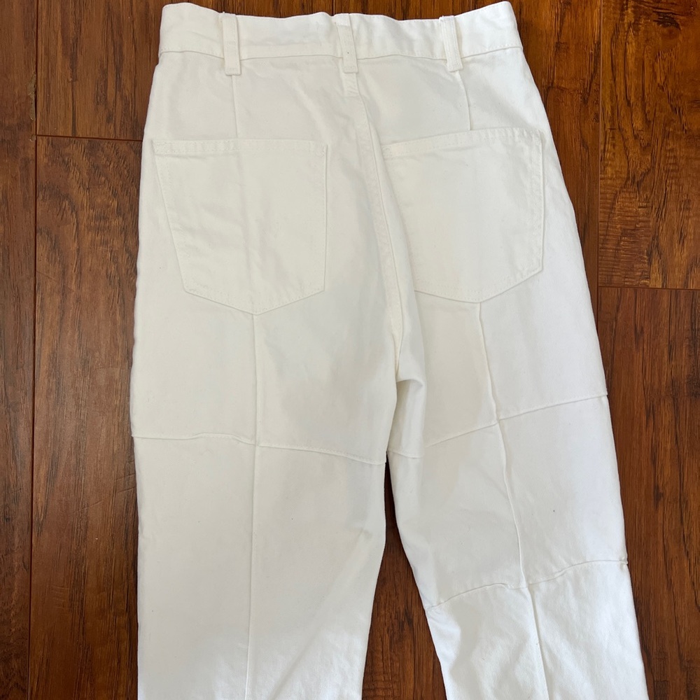 Zara Straight Leg Patchwork Jean - image 3